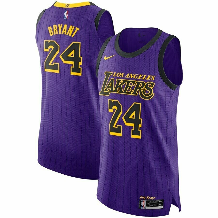 Kobe Bryant Los Angeles Lakers Nike Authentic Jersey Yellow - Icon Edition