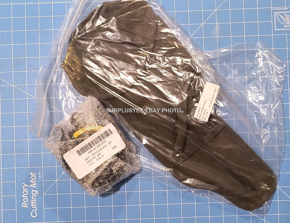 J37 Telegraph Key KY116/U Harris J45 Knee Mount HAM U229 Plug + PRC 77 Case - Image 2 of 4