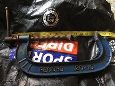 Record - Heavy Duty G Clamp - 120-10" - Made in England - USED