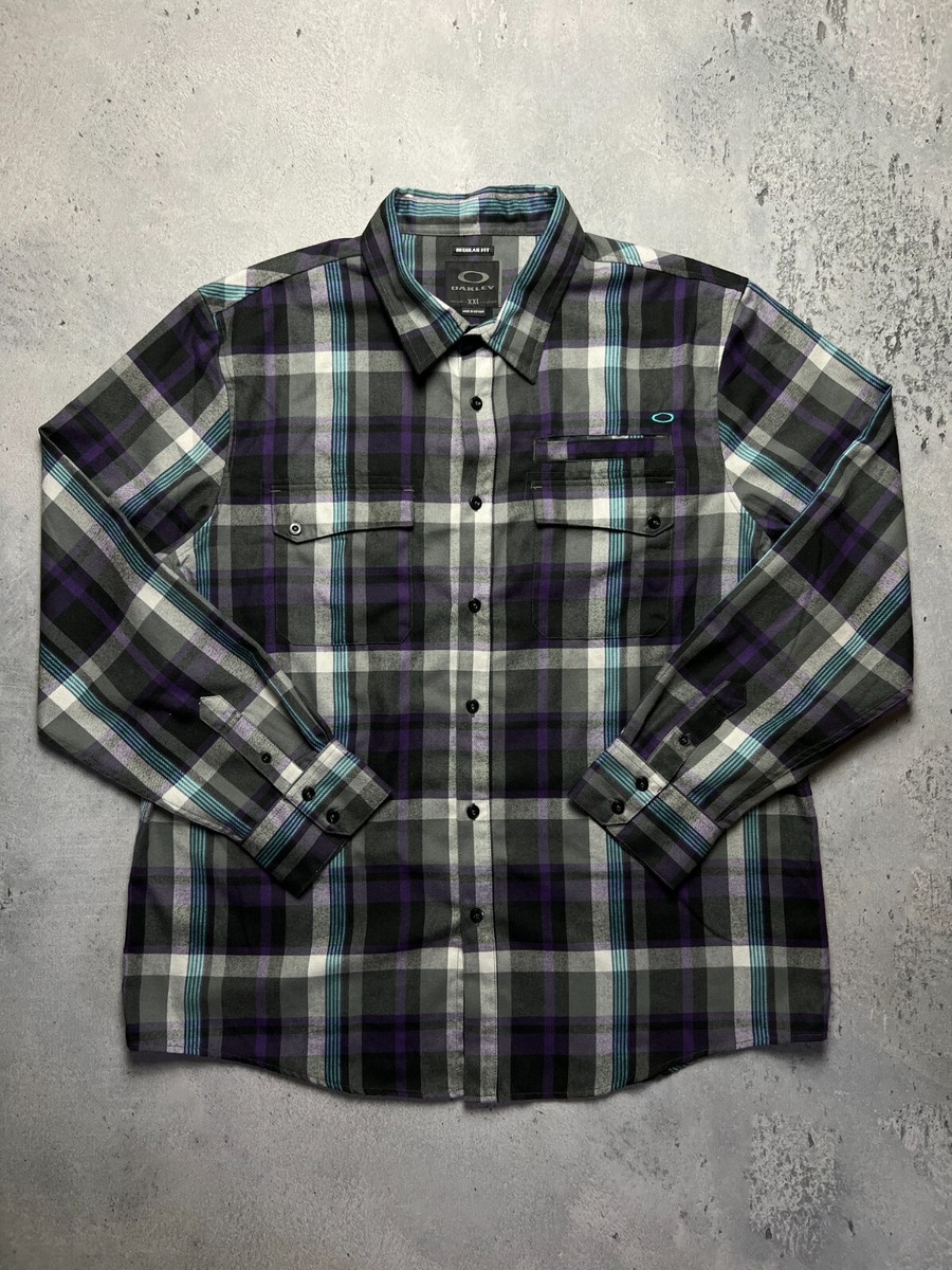 Oakley Outdoor y2k Flannel Luxury Checked Shirt 90s 00s USA | eBay