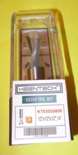 ⭐Keentech Dovetail ROUTER BIT kt03030808, 1/2" x 1/2" x 1/2" SHANK x 14 Degree⭐