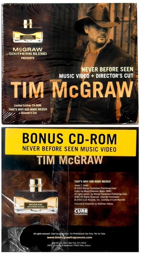 McGRAW TIM *BRANDNEU* PROMO CD-ROM/MUSIKVID "DESHALB HAT GOD MADE MEXICO"