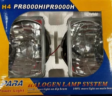 Race Sport Rs-7012B 4x6in Diamond Cut Rectangle Headlight Conversion Lens (Pair)