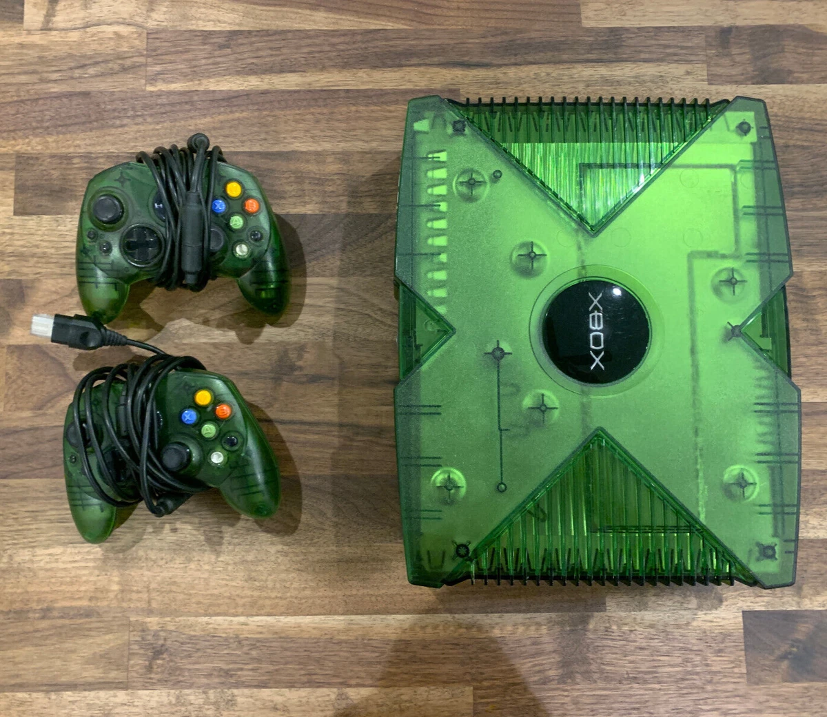 Original Xbox Halo Edition Crystal Green eBay