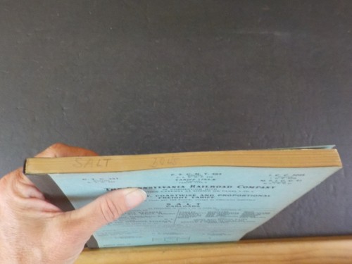 Pennsylvania Railroad Co Freight Tariff on Salt Loads 1950 - Picture 3 of 9