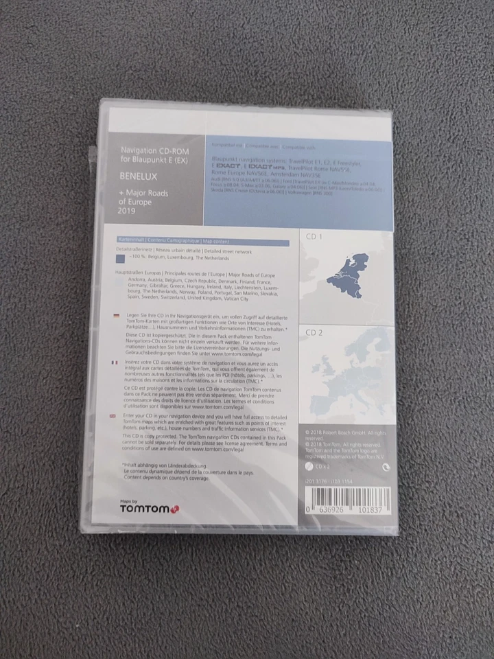 BENELUX 2019 Navigation CD Blaupunkt Travelpilot E BNS 5.0 RNS 300 Ford EX - Bild 2 von 2