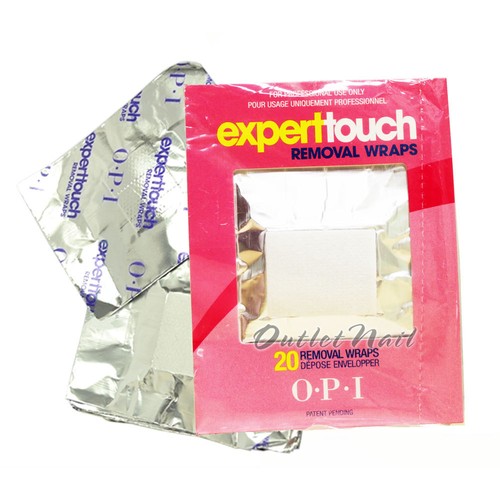20/60/80/100/200/250 pcs OPI Expert Touch Gel Polish Remover ~Foil Wraps Shellac - Picture 2 of 9