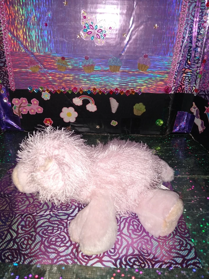 🦄Ganz / Webkinz Stringy "Pig" Pink Color HM002 9" Plush! *No Code. - Image 4 of 4