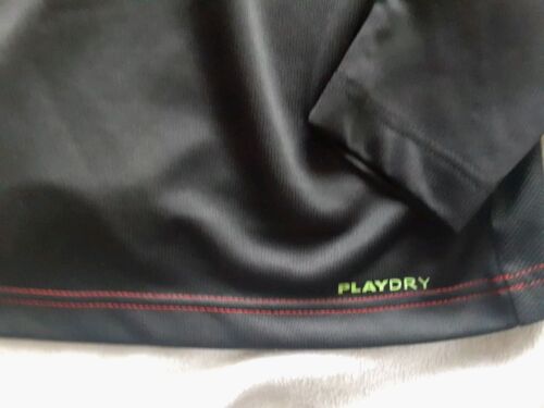 Detroit Red Wings SZ 8 Reebok CENTER ICE Hockey Youth 1/4 Zip BLACK PULLOVER TOP - Picture 3 of 6