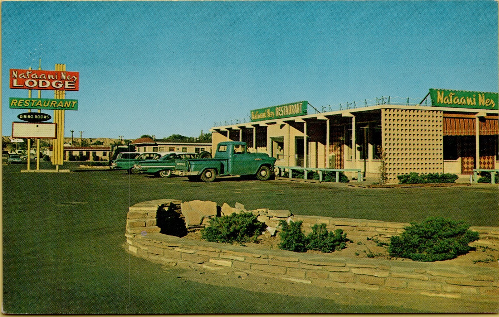 Nataani Nez Restaurant Lodge Hwy 666 Old Chevy Truck Shiprock NM