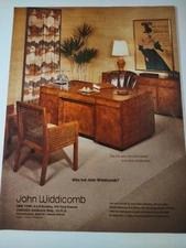 John Widdicomb Who But Executive Furniture Catalog Vintage Print Advertisement