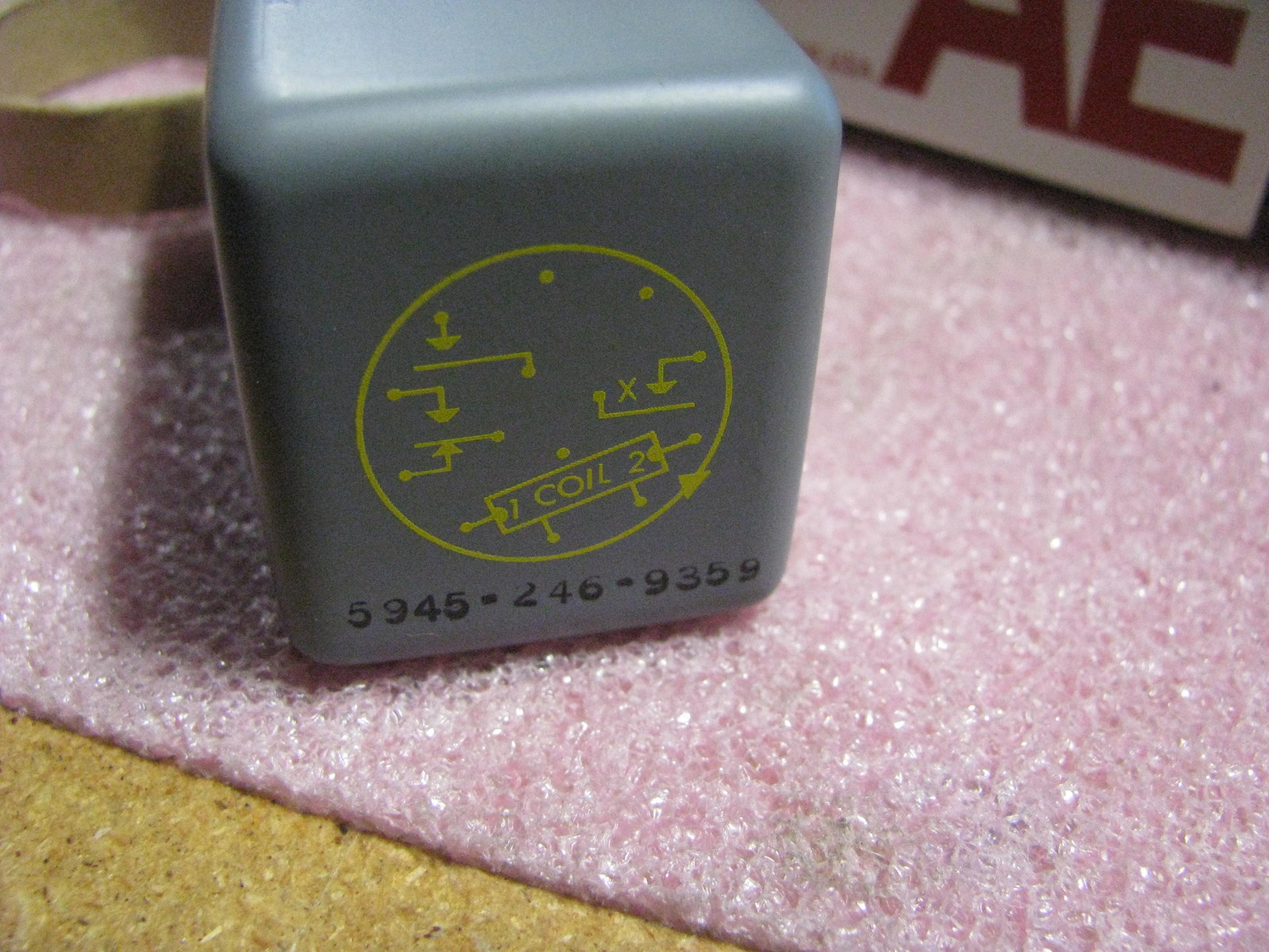 AUTOMATIC ELECTRIC RELAY # PP-6605-10  NSN: 5945-00-246-9359