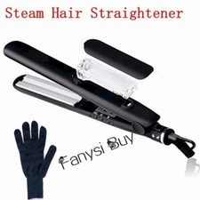 Professional Steam Hair Straightener Irons Hair Styling Adjustable Temperature