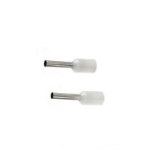 100pcs White 20AWG Wire Copper Crimp Connector Insulated Cord Pin End Terminal