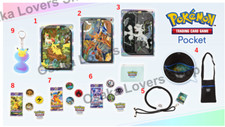 PSL Pokemon Center Original Pokémon Juego de Cartas Coleccionables Artículos de Bolsillo Japón Abr Nuevo