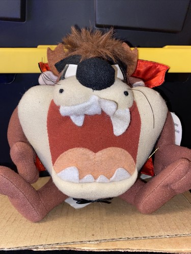 Looney Tunes Tasmanian Devil Taz Lovestruck Eyes Russell Stover Plush 1998 w TAG - 第 8/8 張圖片