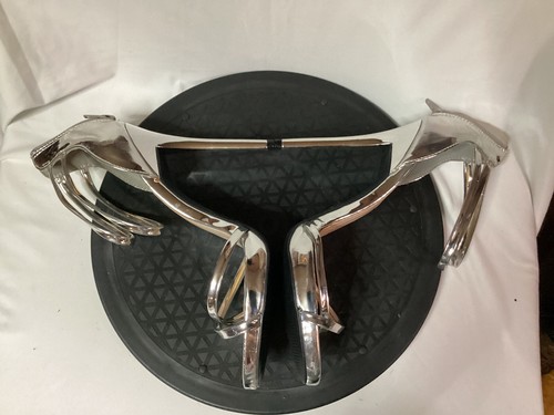 Qupid Silver Women’s 5” Heels Size 9 - Picture 3 of 10