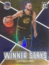 2022 Donruss Optic Winner Stays#18 Stephen Curry Blue