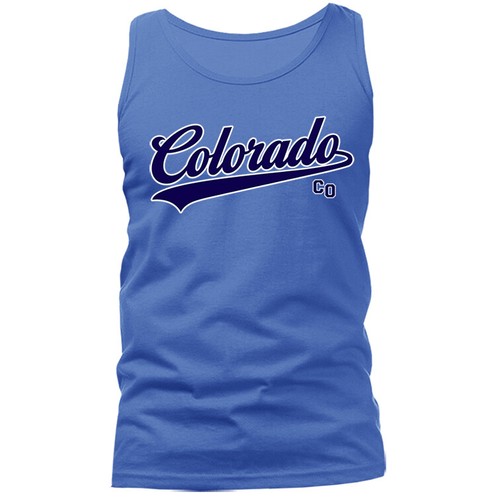 Camiseta sin mangas con gráfico Swoosh CO del estado de Colorado - Imagen 7 de 11