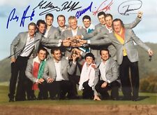 Ryder Cup 2010 signed by 7 European Players 12x8 photo UACC RACC Trusted AFTAL Ryder Cup 2010 signed by 7 European Players 12x8 photo UACC RACC Trusted AFTAL