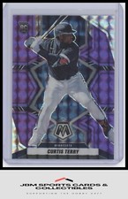 2022 Panini Mosaic #250 Curtis Terry Purple Mosaic #/49