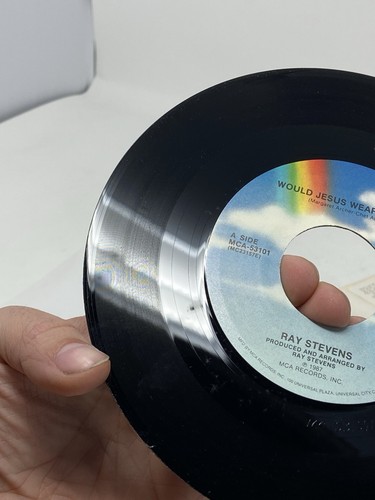 RAY STEVENS - Would Jesus Wear a Rolex 1987 45rpm Vinyl Record - Picture 5 of 12