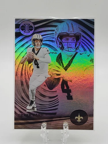 2023 Panini Illusions Football Hobby Box Card # 78 Derek Carr Saints