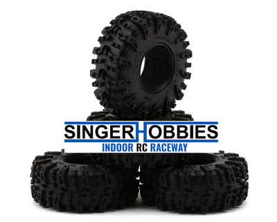 INJORA YQT-1319 1.3'' Swamp Claw M/T Micro Rock Crawler Tires (4) (70mm OD) (S5)
