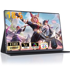 Used  100Hz Gaming Monitor 18.5" 1920 1080 FHD Portable Monitor Display Screen