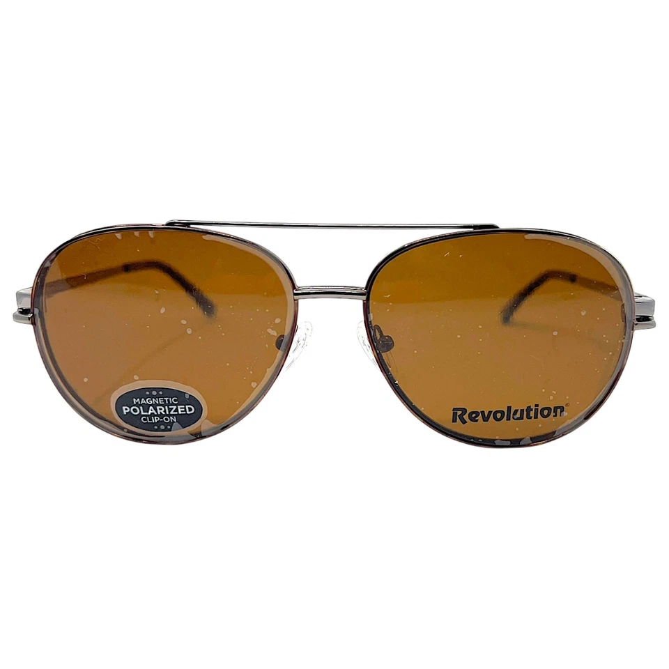 REVOLUTION - BENTON TOR 56/15/140 - NEW Authentic EYEGLASSES & POLAR SUN CLIP - Image 4 of 4