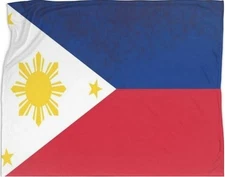 Philippines Flag Latino Deluxe Polar Micro Fleece 50"X60" Inch Soft Warm Blanket