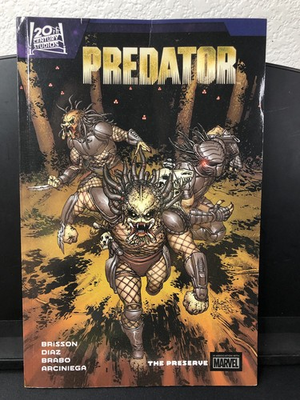 #ad Predator The Preserve 2023 Marvel Comics 20th Century Studios Alien Action Book $17.50