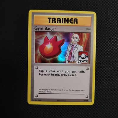 Pyro Gym Badge XY209 Evolutions Holo Rare Exclusive Promo Pokemon Karte