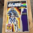 GI Joe Cobra Commander 1986 *FULL FILE CARD BACK UNCUT* Vintage