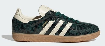 JR8848] WOMENS ADIDAS SAMBA OG 'SNAKESKIN COLLEGIATE GREEN' | eBay