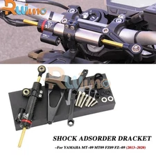 For YAMAHA MT-09 FZ09 2013-2020 Motorcycle Steering Stabilizer Damper Stand Kit