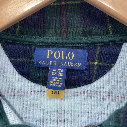 Polo Ralph Lauren 1/4 Zip Pullover Size 18/20 XL TG L14 - Picture 2 of 9