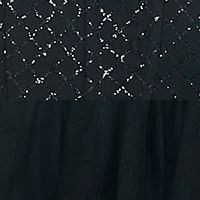 CITY STUDIO Womens Black Rib Cage Short Sleeve Short Formal Dress Juniors 0 - Picture 4 of 11