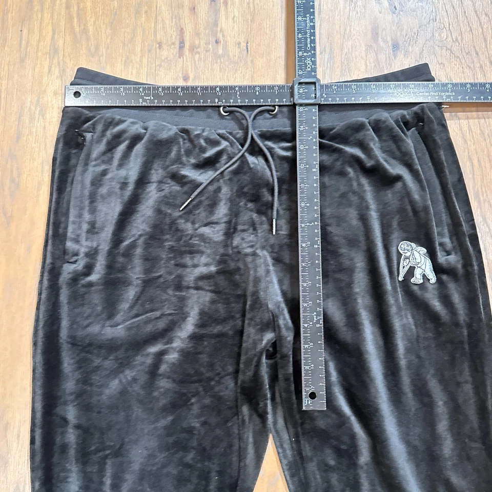 PRPS брюки мужские 2XL черный бархат тренировочные штаны бегунов сужающийся Loungewear эластичной - Изображение 3 из 4