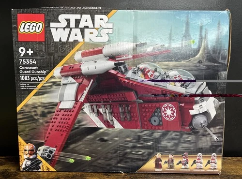 LEGO 75354 Star Wars: Coruscant Guard Gunship Sealed New Open Box W/Mini Figs