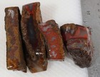 Morocco Kerrouchen Seam Agate 14.2 oz lapidary faced rough Lot C3 — photo 2