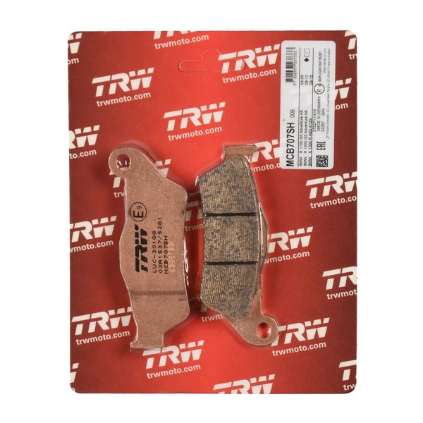 Trw Bremsbelag Sinter (FüR: Bmw R 1200 Gs Adventure Abs K25 06-14 Hinten )-image