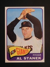 1965 Topps Baseball Card #302 Al Stanek (NM or better)