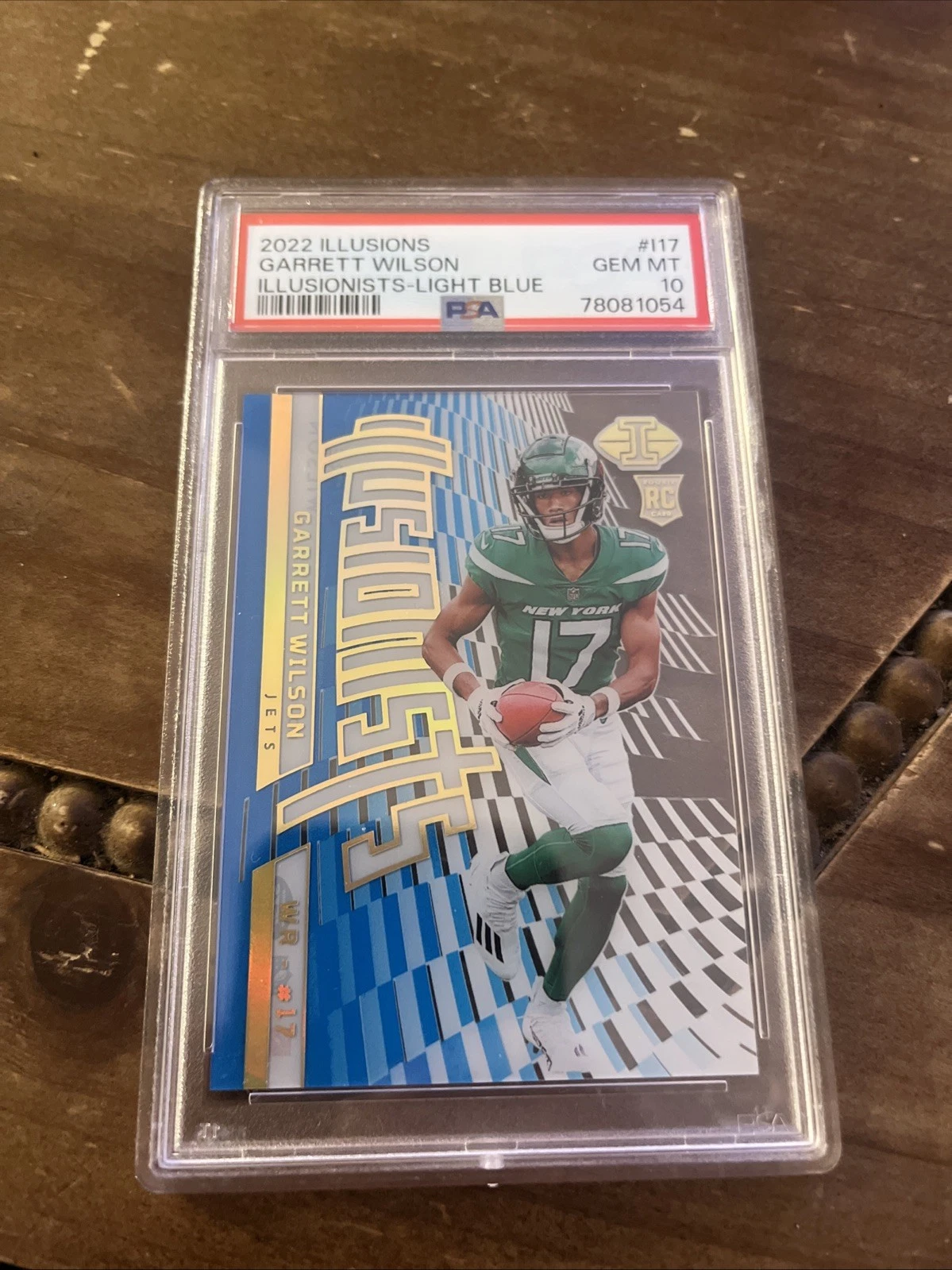 Garrett Wilson Panini Illusions Illusionists #I17 Light Blue