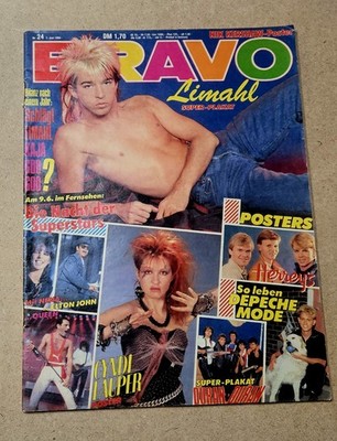 BRAVO 24 1984 LIMAHL DEPECHE MODE, DURAN DURAN, NICK KERSHAW NOAH HATHAWAY ETC