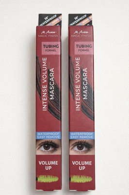 2x M. Asam Magic Finish Intense Volume Mascara Waterproof Easy remove Deep Black