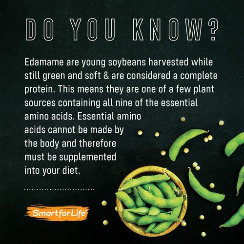 Smart for Life Soy Protein Puffs from Edamame  High Protein Zero Sugar Soy Pr... - Picture 3 of 7