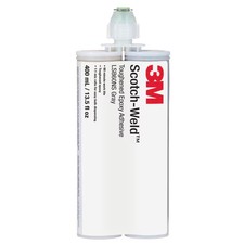 3M Scotch-Weld Toughened Epoxy Adhesive LSB60NS, Gray, 400 mL Duo-Pak