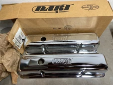 NEW Dart Chrome Valve Covers 68000050 Baffle Chevy SBC 283 305 350 383 400 5.7