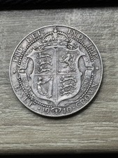 Edward VII, Halfcrown, 1910, 0.925 Silver, Decent Example